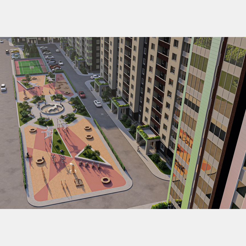 3-к. квартира, 126,1 м², 3/14 эт.