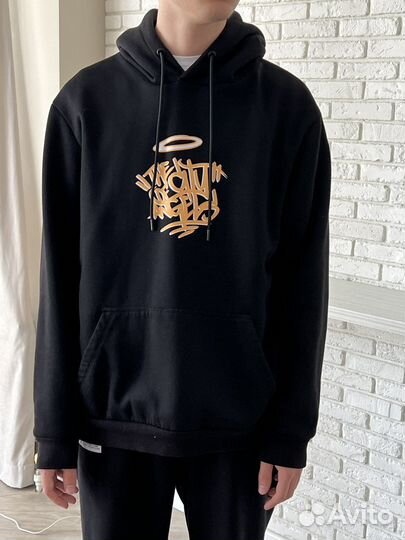 Черная Толстовка Bershka