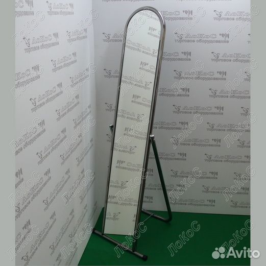 Зеркало напольное Softness на подставке, скруглён