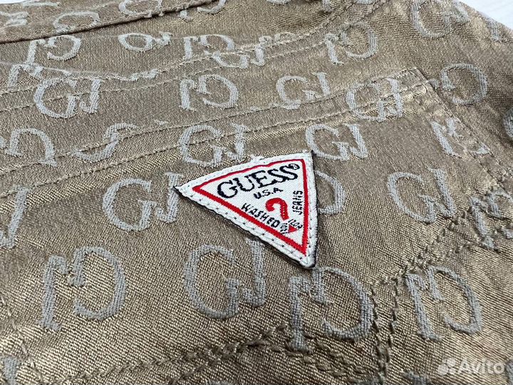 Штаны Guess Monogram (y2k cavalli gina lucy)