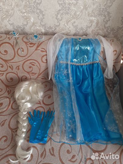 Костюм Эльзы для анимации, размер 40-42