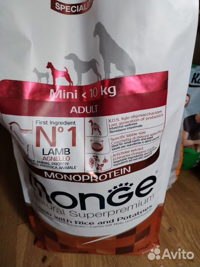 Корм для собак monge