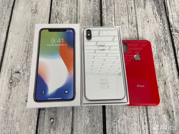iPhone X 64 gb silver A1378