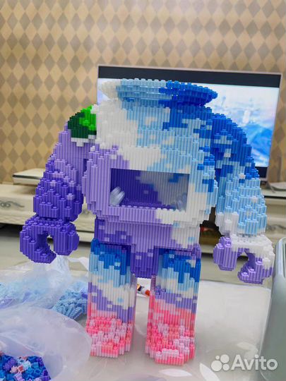 3d конструктор, медведь BearBrick, лего, lego