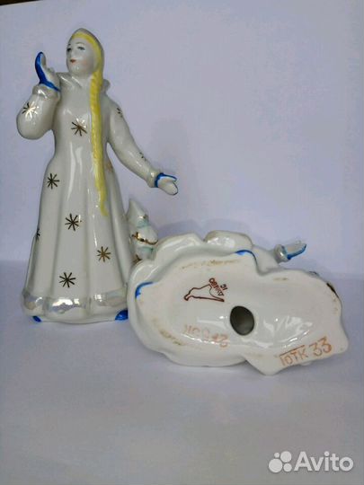 Статуэтка Снегурочка Дулево фарфор