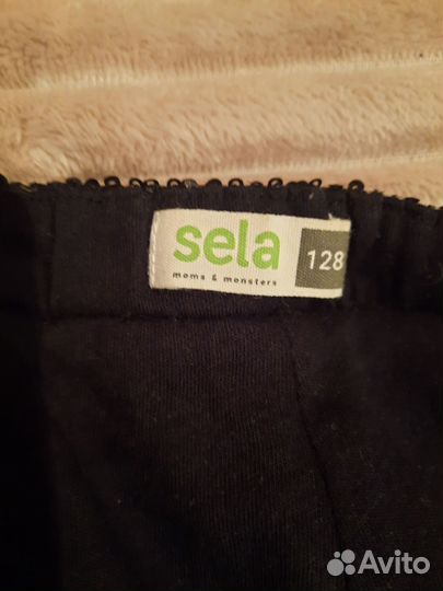 Брюки с паетками sela