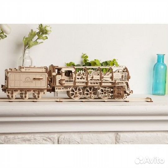 Подарок для мужчины-3dконструктор Ugears Паровоз