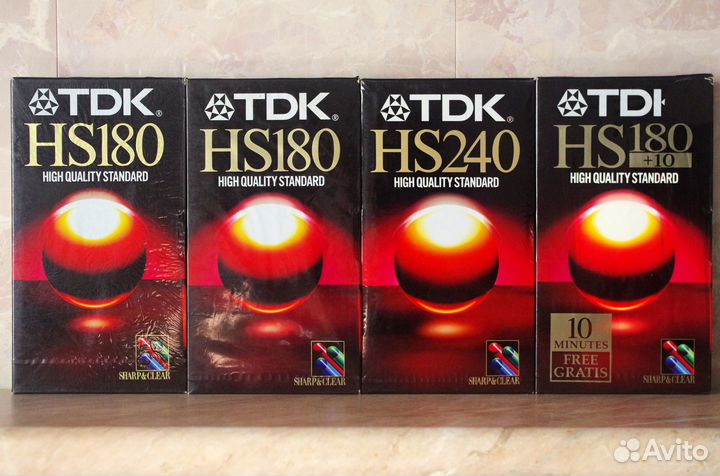 VHS и VHS-C видеокассеты