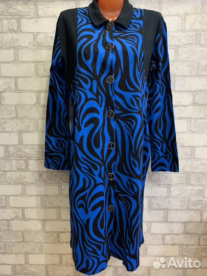 Платье халат новое 54 56 Турция Cocoon