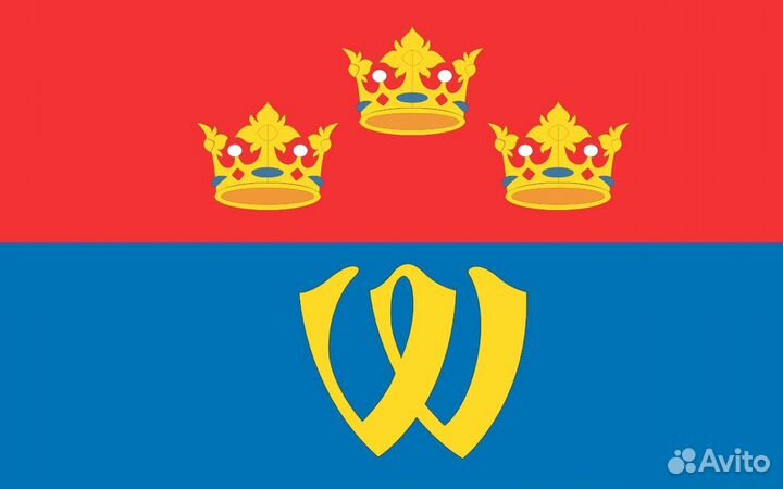 Флаг Выборгского района /90-135см