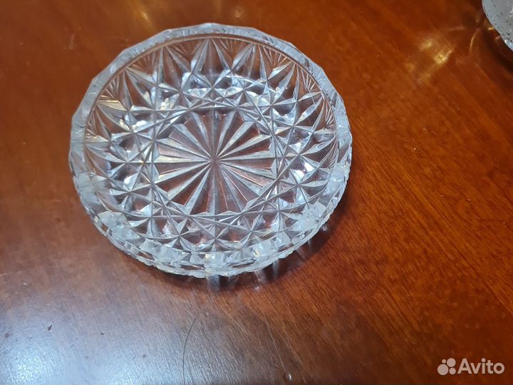 Хрустальная варенница/конфетница