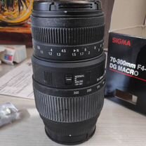 Объектив Sigma 70-300 для Sony альфа