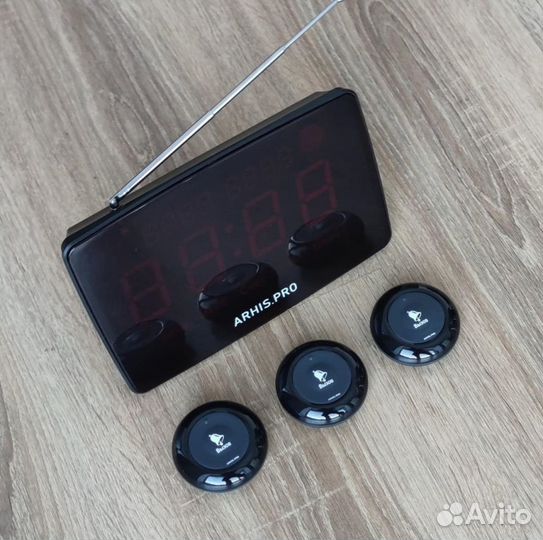 Кнопка вызова официанта, табло вызова - комплект