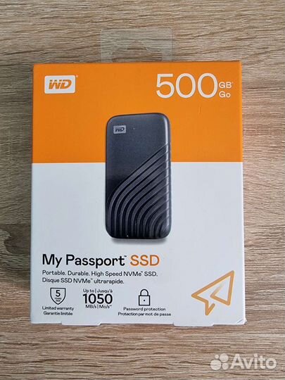 WD My Passport SSD 500 GB Внешний Western Digital