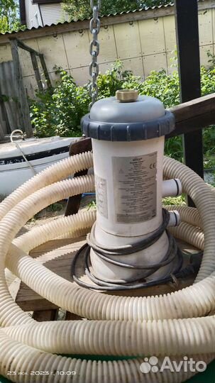 Фильтр для бассейна bestway и лестница 107см