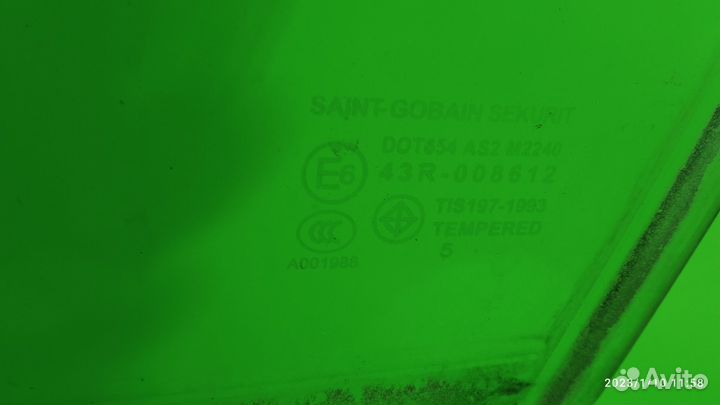 Стекло переднее левое для Mazda 3 BK 2003 - 2009