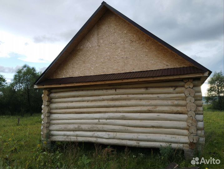 Сруб бани или дома 5 на 6