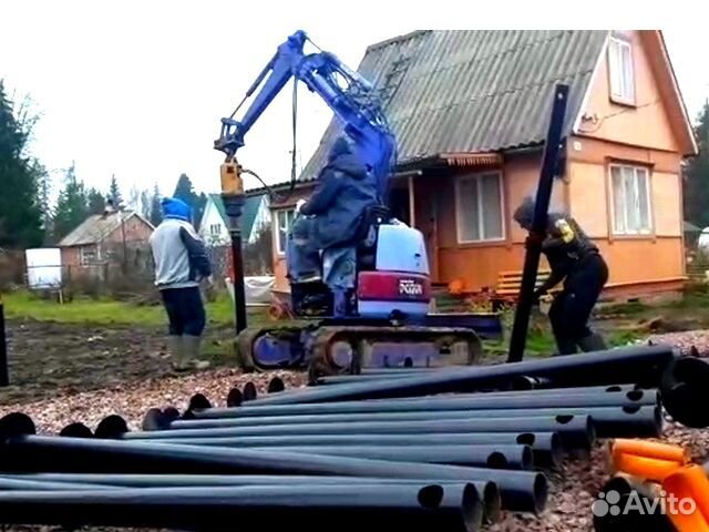 Фундамент свайный-винтовой под ключ