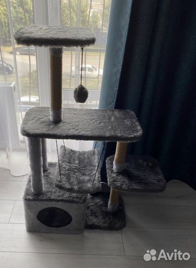 Домик для кошки с когтеточкой