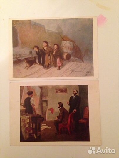 Почтовые открытки редкие 1951-1960 гг