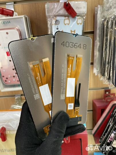 Сервисный дисплей Samsung A03Core оригинал SM-A032