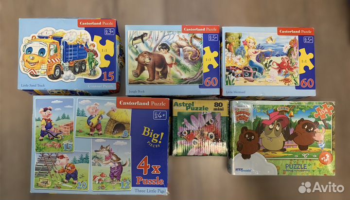Лот Пазлы для детей