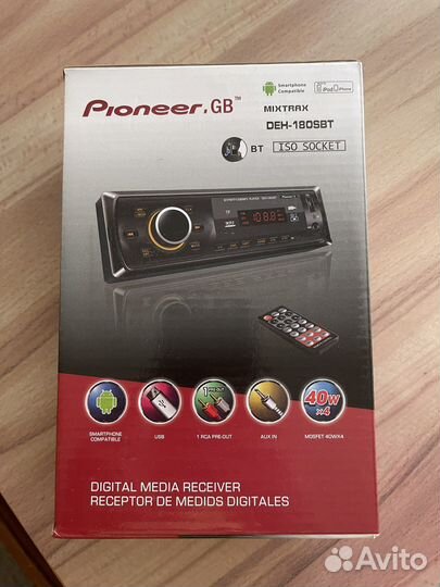 Магнитола pioneer DEH-180SBT