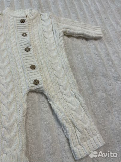 Комплект на выписку вязаный