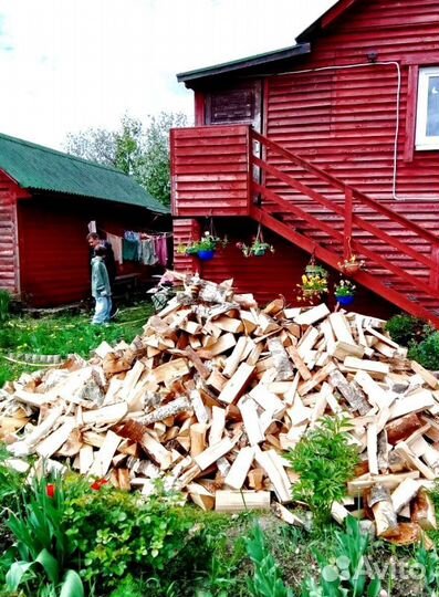 Дрова Ольха от 1 куба с доставкой в Выборге любого