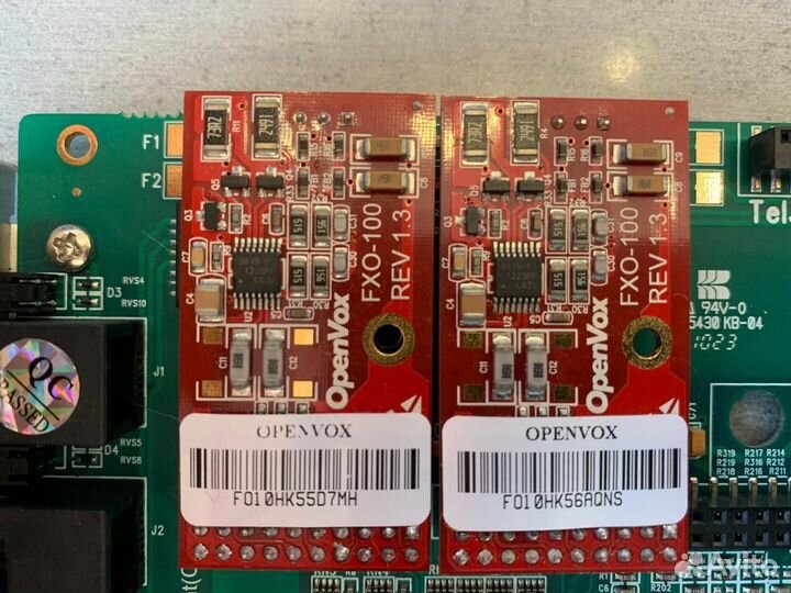 OpenVox A400E - аналоговая плата на 4 порта +2FXO