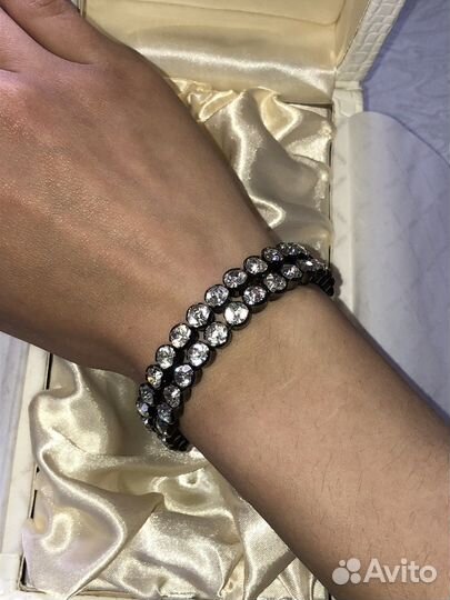 Сережки и колье из страз