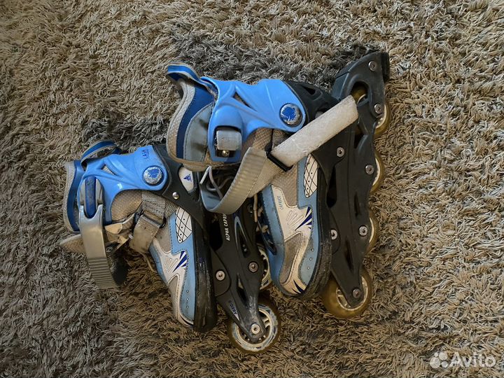 Ролики детские 32-36 + защита