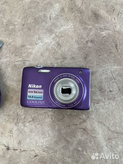 Фотоаппарат Nikon без зарядки,к памяти, чехол
