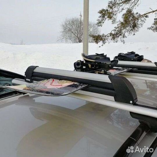 Крепление для лыж и сноубордов на крышу atlant
