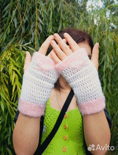 Перчатки митенки
