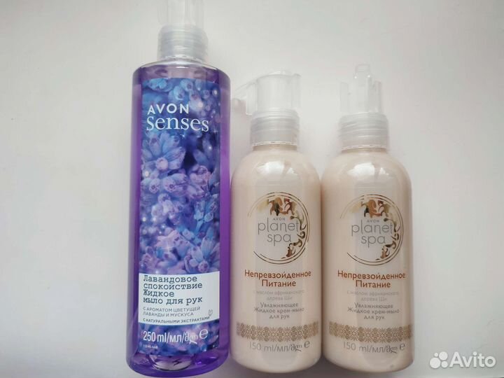 Аvon шампуни, жидкое мыло, гели для душа