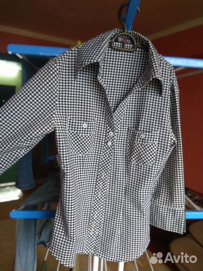 Рубашки на девочку 10-12 лет