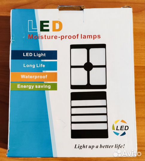 Светодиодный настенный светильник, настенное бра