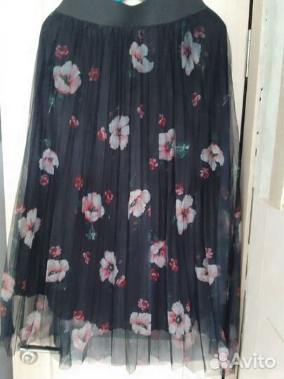 Летняя Юбка плиссе