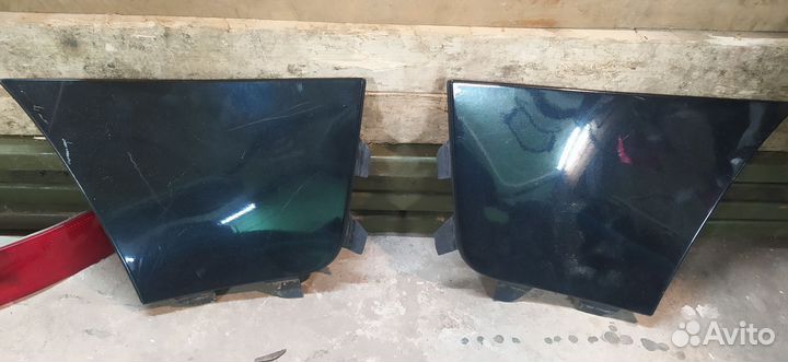 Накладки заднего бампера Вольво xc 90