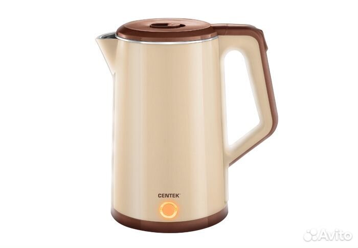 Чайник Centek CT-0024 металл, 1.5л, 1800Вт