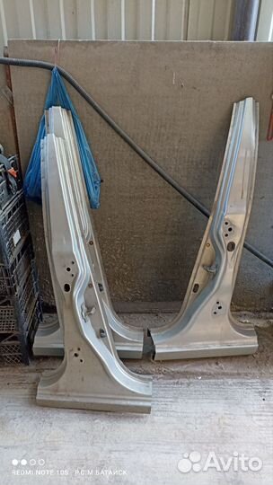 Стойки дверные боковые левая и правая ланос