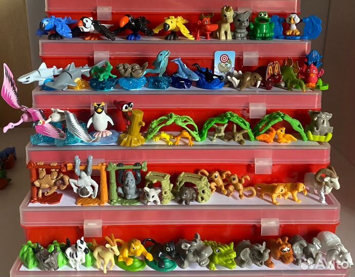 Киндер животные из разных серий