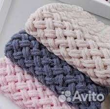Плед вязаный