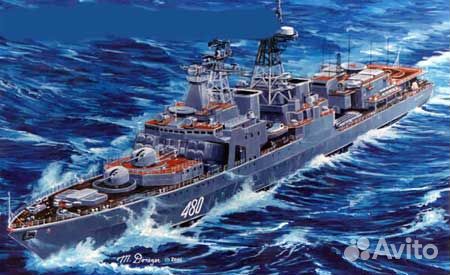 Модель бпк Адмирал Чабаненко 1/350