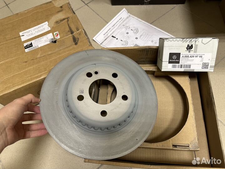 Оригинальные тормозные диски Mercedes W213