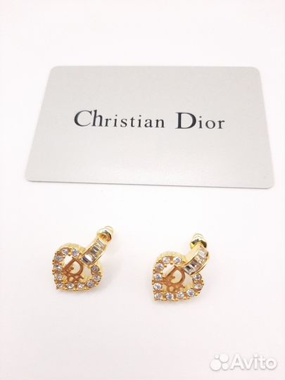 Серьги Christian dior