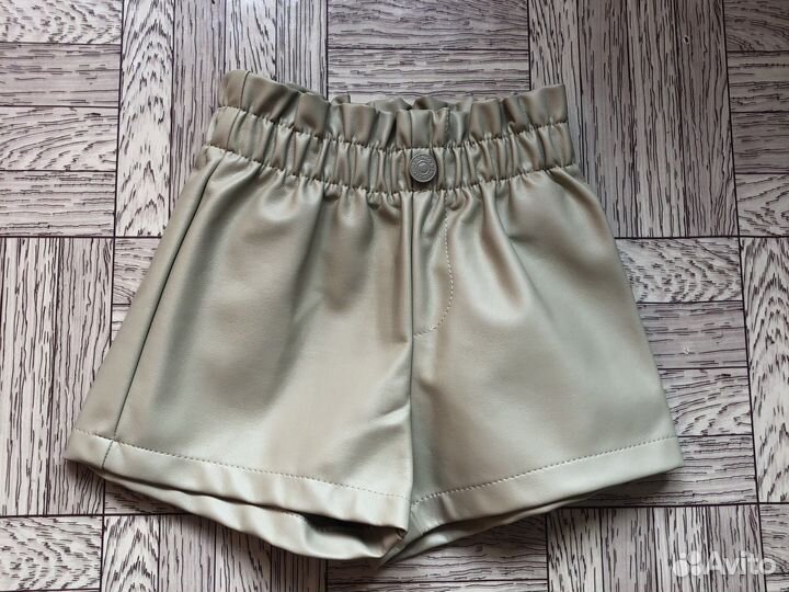 Шорты из эко кожи детские