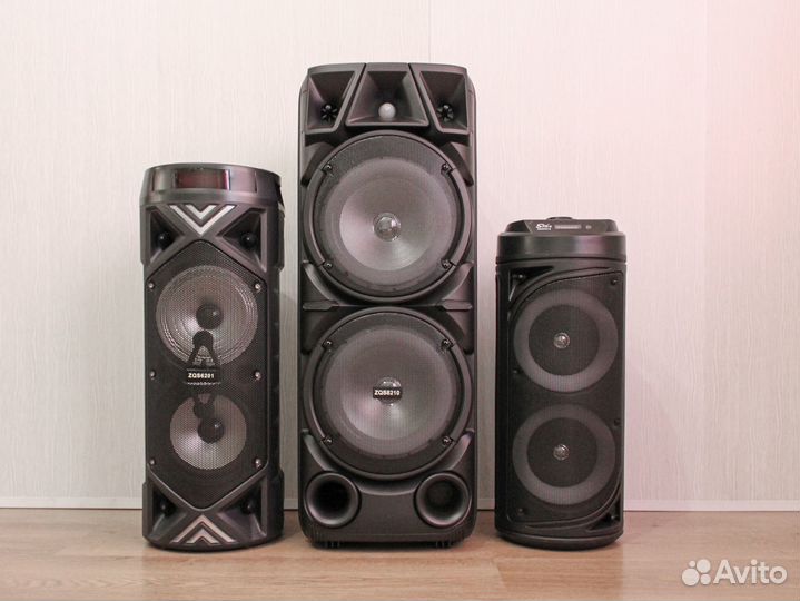 Блютуз колонка напольная (большая, мощная, 40W)