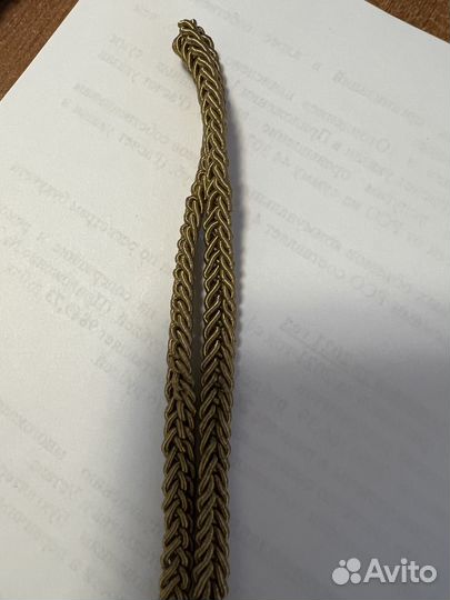 Филигранный шнур на фуражку